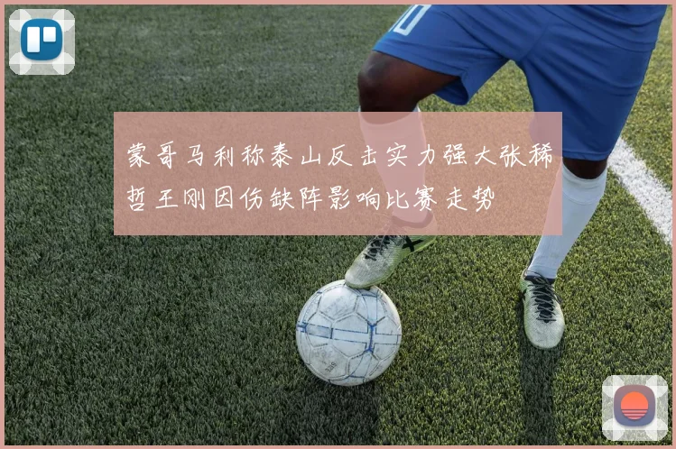 蒙哥马利称泰山反击实力强大张稀哲王刚因伤缺阵影响比赛走势